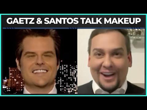 George Santos Gives Matt Gaetz Makeup Advice