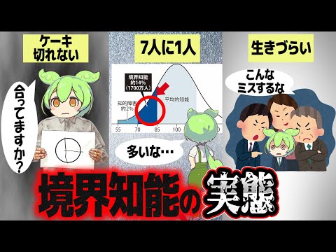 境界知能の人が歩む人生とは？【ずんだもん解説】