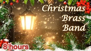 ☆ 8 HOURS ☆ CHRISTMAS MUSIC ♫ BRASS BAND Carols ☆ Christmas Music Instrumental ☆ Quintet Ensemble