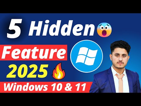 5 Hidden Windows Feature You Should Be Use in 2025 | Amazing Feature 2025 For Windows 10 & 11