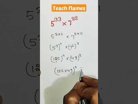 Problem on multiplication of exponent.