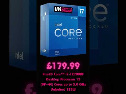 Intel® Core™ i7-12700KF Desktop Processor 12 (8P+4E) Cores up to 5.0 GHz Unlocked.