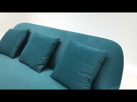 2024 Customization design blue sofa recommend.#uniquesofa #elegantfurniture #italianfurniture #couch