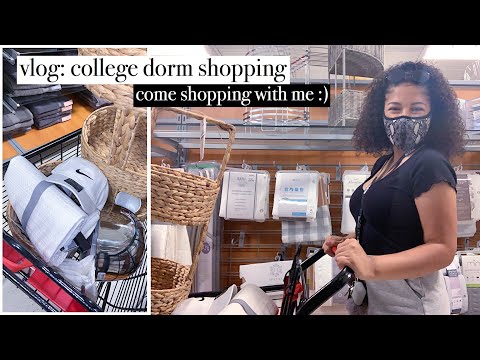 VLOG: college dorm shopping 2020