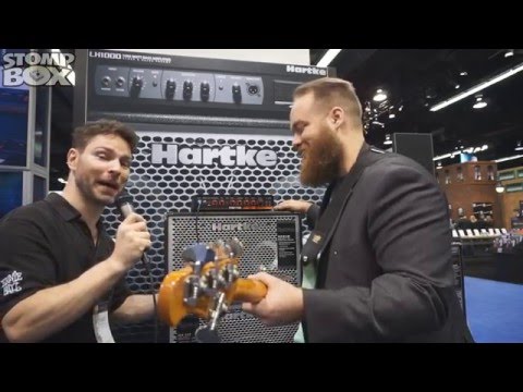 New Hartke Class D Lightweight Bass Amplifier Head: TX600 Demo at Namm 2016