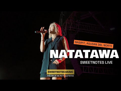 Natatawa ako | Gabriella - Sweetnotes Live @ Nasipit, Agusan Del Norte