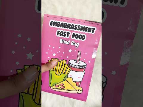 Embarrassment Fast Food🥪🌮 Blind Bag #blindbag #asmr #squishy #insideout2 #unboxing #craft #food