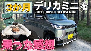 【調べてみたら三菱デリカミニのリアルな結果】デリ丸が可愛いのは一旦置いてお車の性能を語る！ #デリカミニ #三菱