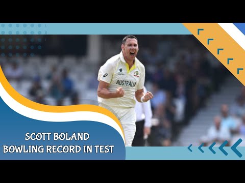 Scott Boland bowling record in test career || #scottboland  #india #wtcfinal #test #boland  #aus