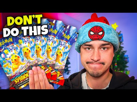 I Made More Pokemon Cards Mistakes With Surging Sparks | Vertmas Day 19