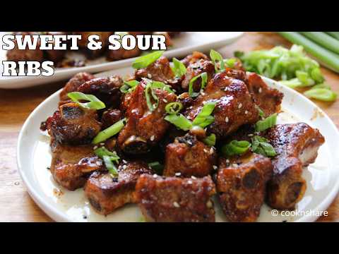 The Best Sweet and Sour Ribs You Will Ever Make! 1 Pan | 30 Minutes