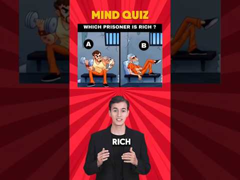 Which Prisoner is Rich❓ #quiz #riddles #facts #ytshorts