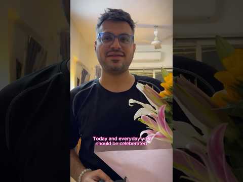 Surprising Husband with Flowers 💐 For his REACTION 😍♥️🤣 #YTshorts #Shorts