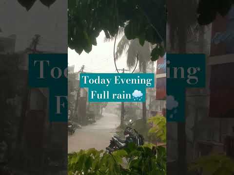 Today Evening Full rain #rain #fullrain #todyrain #shortvideo