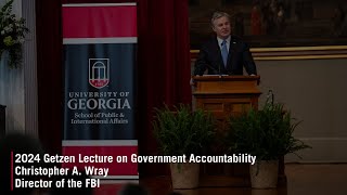 2024 Getzen Lecture on Government Accountability