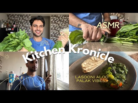 Fun Cooking Adventure: Lasooni Aloo Palak Recipe | Suunny Pandey Vlogs