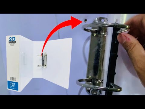 How to Fix Metal Binder for 2D Ring File | DIY 2D Ring File Binder Repair