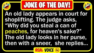 🤣👉 BEST JOKE OF THE DAY! - A very cranky old woman is caught red-handed, shoplifting...| Funny Jokes