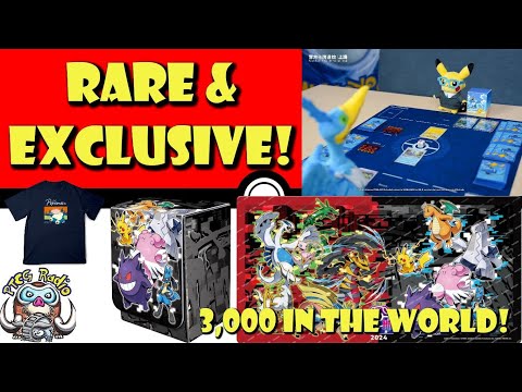 Rare, Exclusive Pokémon TCG Products Revealed! Limited to 3,000 in The World! (Pokémon TCG News)