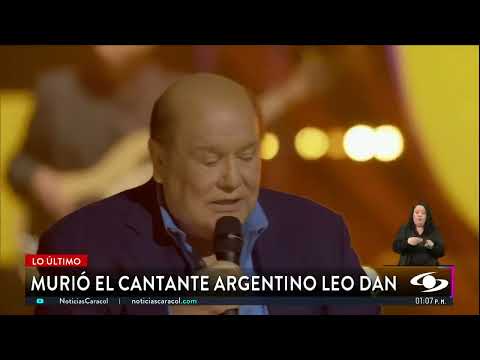 Muere Leo Dan, historico cantante argentino