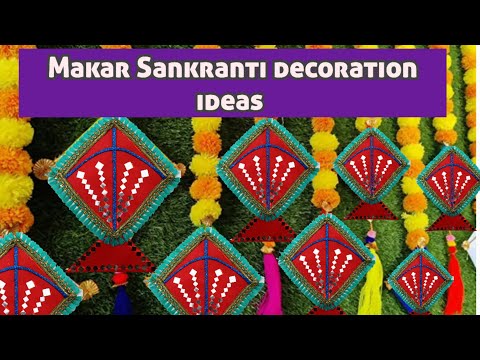 Makar sankranti Kite decoration, kite decoration on wall, Makar sankranti decoration craft,