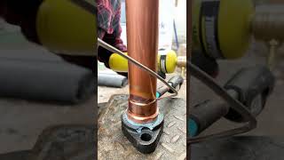 Soldering 1-1/2" Copper Pipe #shorts