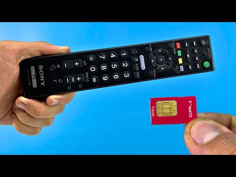 Once you learn this trick, you will never throw a SIM Card in the trash again! How to fix TV Remote!