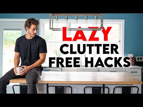 20 Lazy Habits For A Clutter Free Home