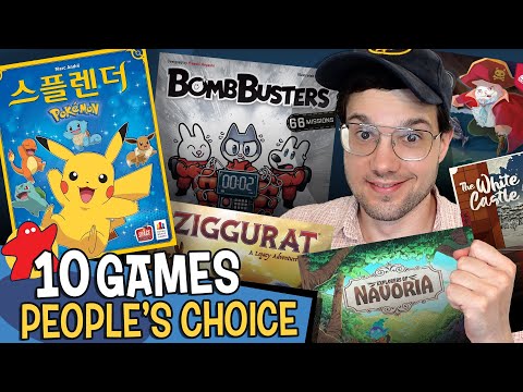 10 Board Games Being Played NOW - "People's Choice" Board Game Picks!