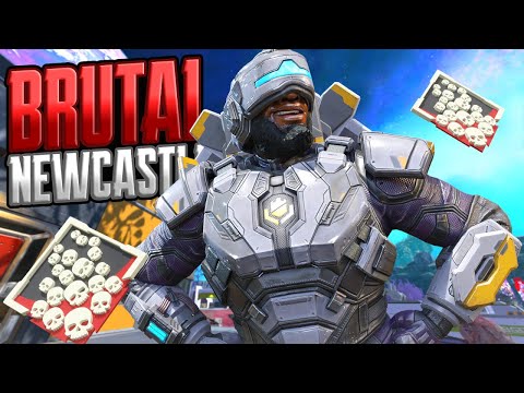 BRUTAL Newcastle 24 KILLS and 6,200 Damage Apex Legends Gameplay