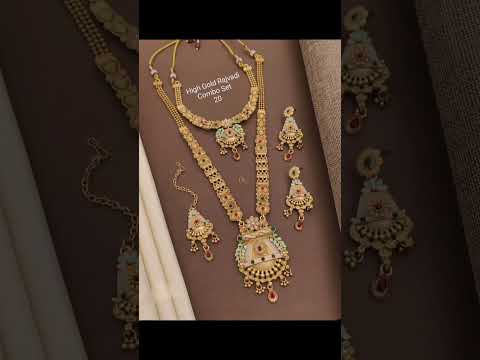 Latest designer collection | luxury rajwadi jewellery | Rajwadi ranihaar sets‎@iconicshop9272 