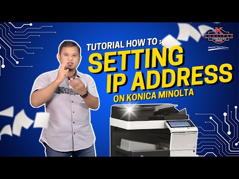 CARA SETTING IP ADDRESS PADA MESIN KONICA MINOLTA C364 | KCSB Tutorial