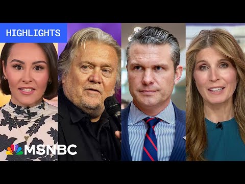 Trump Transition Coverage - Jan. 13 | MSNBC Highlights