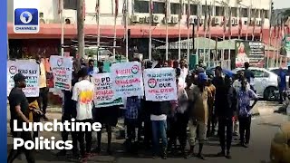 PDP Nat’l Secretary Tussle, New Alaafin Of Oyo, Book Haram Attack +More |Lunchtime Politics