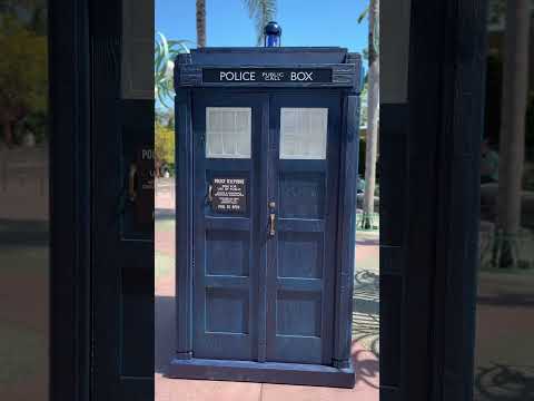 New Doctor Who Display at Disneyland