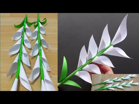 tinker flowers with paper /craft ideas/ how to make gifts yourself