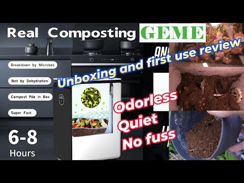 GEME Electric Kitchen Composter in Action Real Time Review and Demonstration by Benson Chik