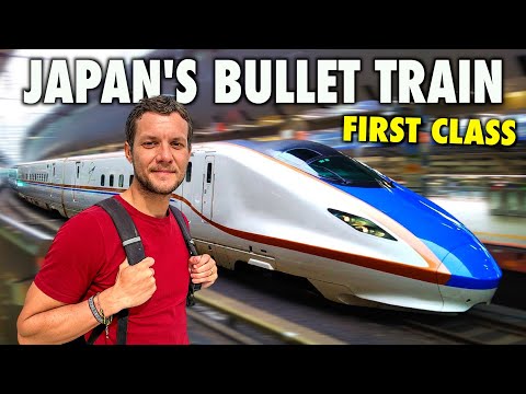 Riding FIRST CLASS On Japan's Bullet Train 🇯🇵 Worth It? (Shinkansen)