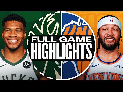 BUCKS at KNICKS | FULL GAME HIGHLIGHTS | January 12, 2025