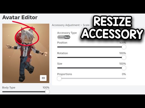 Roblox RELEASED The Resize Accessory Update...