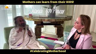 @iHeartLatino in conversation with Gurudev @SriSri Ravi Shankar about everyday questions Mother.