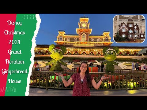 Disney Christmas 2024 | Snacks | Decor | Merch | Grand Floridian Gingerbread House | Magic Kingdom