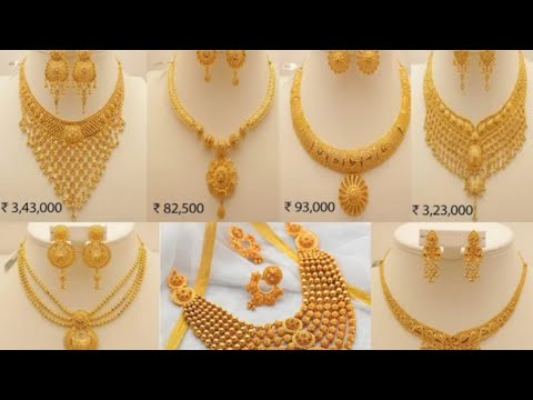 Gold Necklace Design 2024/Gold Necklace Design Pictures/gold necklace design with price 🥰