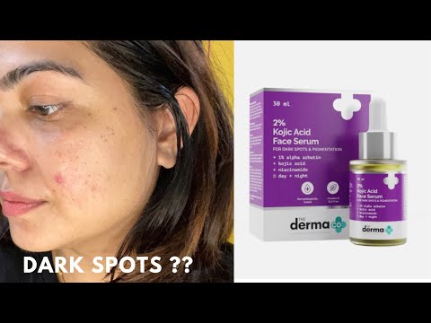 The Derma co Kojic acid skin care product range | How to remove dark spots | skincare routine