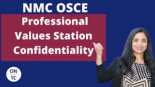 NMC OSCE Professional Values Station Confidentiality