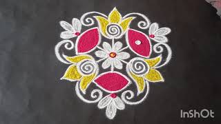 Colourful small rangoli collection ||Festival rangoli designs ||Traditional rangoli designs ||