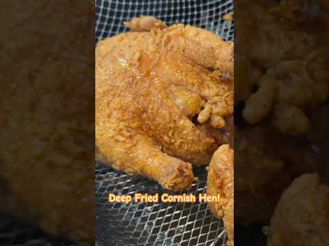 Deep Fried Cornish Hen!!  #deepfried  #thanksgiving #foodie #food