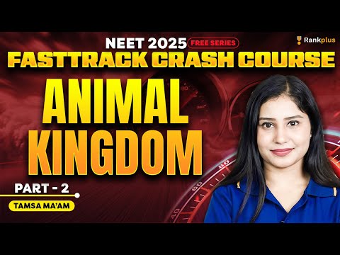 Animal Kingdom | L2 | Biology | NEET 2025 Fastrack Course | Tamsa Ma'am | Rankplus