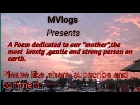 #Poetry on mothershort #poem#mvlogs #video