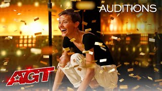 Golden Buzzer: Nightbirde's Original Song Makes Simon Cowell Emotional - America's Got Talent 2021